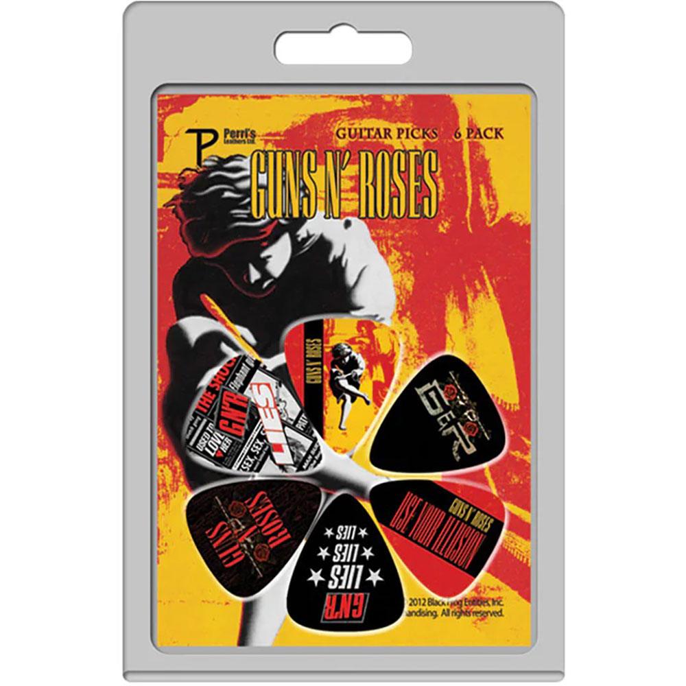 Guns N' Roses - Album Covers 6Pack Plectrum - Black/Multicolours